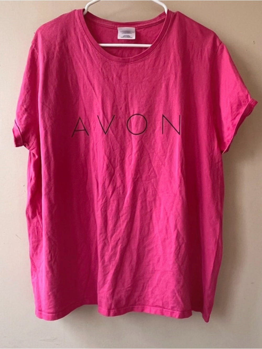 Avon Bright Pink Short Sleeve Logo Tee